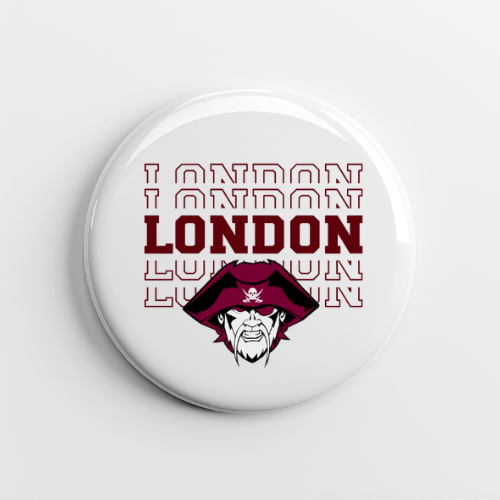 London Stacked Words with Pirate