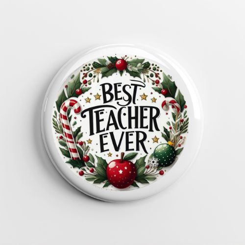 Best Teacher Ever Wreath